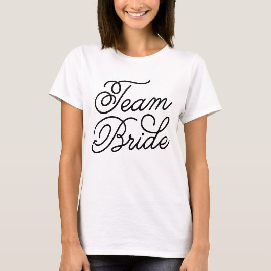 Team Bride Crop Top (Vorderseite)