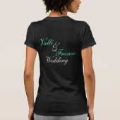 Team Bride Custom Wedding T-Shirt (Rückseite)