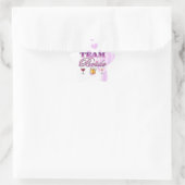 Team Bride Drinks Bridesmaids Wedding Brautparty Stern-Aufkleber (Tasche)