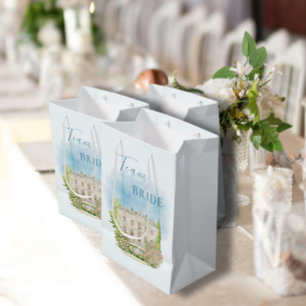 Team Bride Elegante Blume Piazza della Riforma Mittlere Geschenktüte