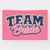 Team Bride Feste Hochzeitsgesellschaft Banner (Horizontal)