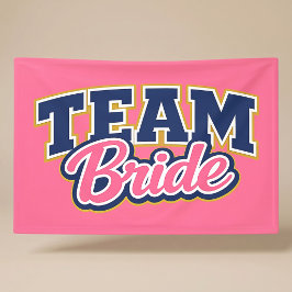 Team Bride Feste Hochzeitsgesellschaft Banner