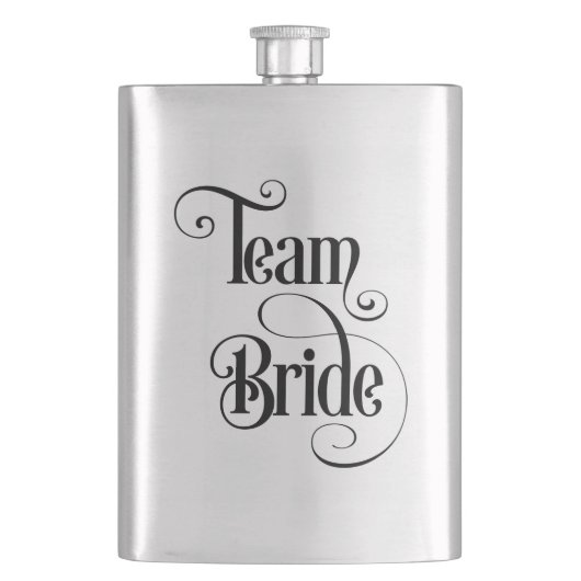 Team Bride Flachmann (Vorderseite)