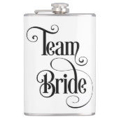 Team Bride Flachmann (Vorderseite)