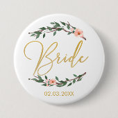 TEAM BRIDE FLORAL BUTTON (Vorderseite)