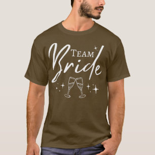 Team Bride Funny Bachelorette Set für Brautparty T-Shirt