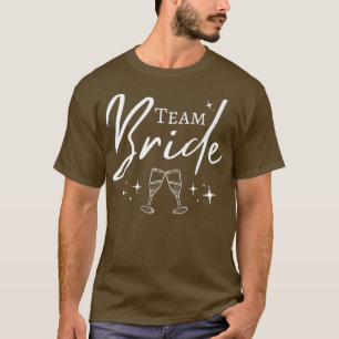 Team Bride Funny Bachelorette Set für Brautparty T-Shirt