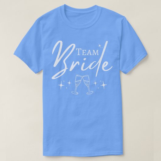 Team Bride Funny Bachelorette Set für Brautparty T-Shirt (Design vorne)