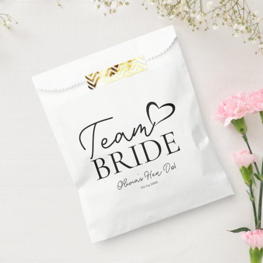 Team Bride Goodie Bag - Fun Junggeselinnen-Abschie Geschenktütchen (Versiegelt)
