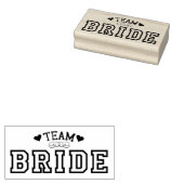 Team Bride Gummistempel (Stempel)