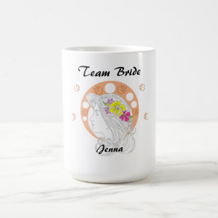 Team Bride Handskizze Kaffeetasse