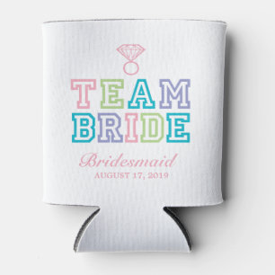 Team Bride Hochzeit Dosenkühler