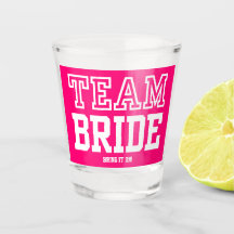 Team Bride Hot Pink Junggeselinnen-Abschied
