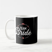 Team Bride Junggeselinnen-Abschied Kaffeetasse (Links)