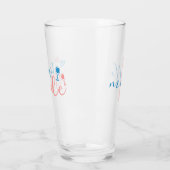 Team Bride Junggeselinnen-Abschied Personalisiert Glas (Links)