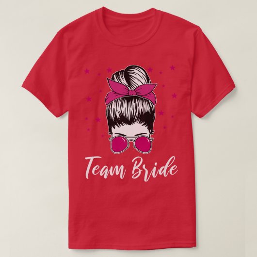 Team Bride Junggeselinnen-Abschied Premium T-Shirt (Design vorne)
