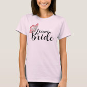Team Bride Junggeselinnen-Abschied T-Shirt (Vorderseite)
