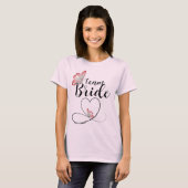 Team Bride Junggeselinnen-Abschied T-Shirt (Vorne ganz)