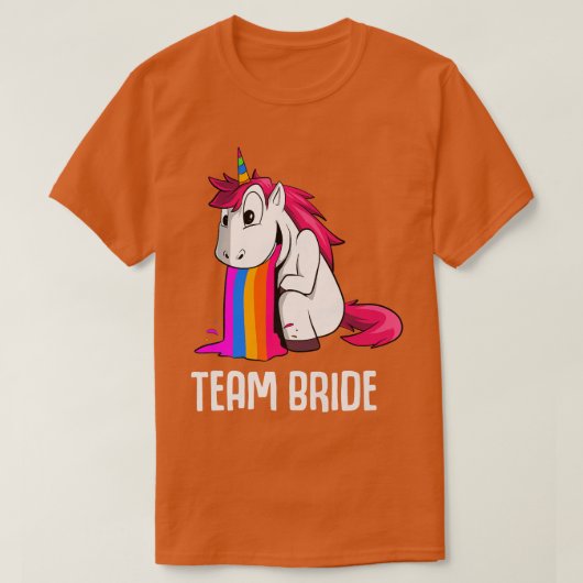 Team Bride Junggeselinnen-Abschied T-Shirt (Design vorne)