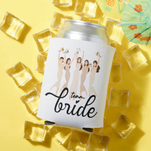 Team Bride Junggeselinnen-Abschied Wedding Bridesm Dosenkühler