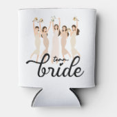 Team Bride Junggeselinnen-Abschied Wedding Bridesm Dosenkühler (Vorderseite)