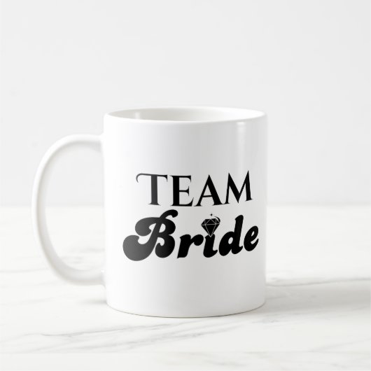 Team Bride Kaffeetasse (Links)