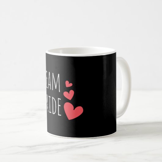 Team Bride Kaffeetasse (VorderseiteRechts)