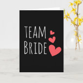 Team Bride Karte (Gelbe Blume)