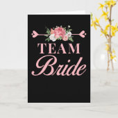 Team Bride Karte (Gelbe Blume)
