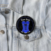 Team Bride Kokett Blue Corset Button (Beispiel)