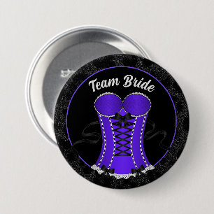 Team Bride Kokett Lila Corset Button