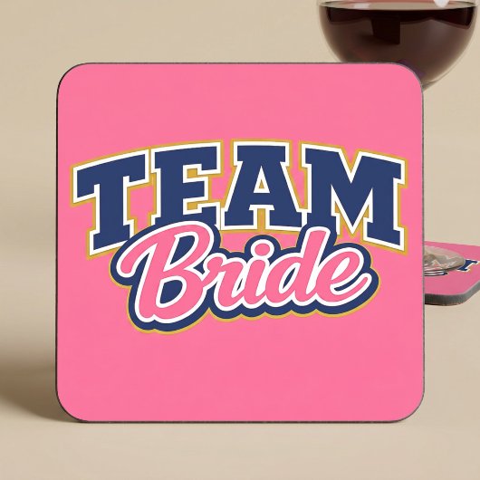 Team Bride Kühne Hochzeitsgesellschaft Getränkeuntersetzer
