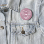 Team Bride kundenspezifische Monogramme und Jahres Button (Beispiel)