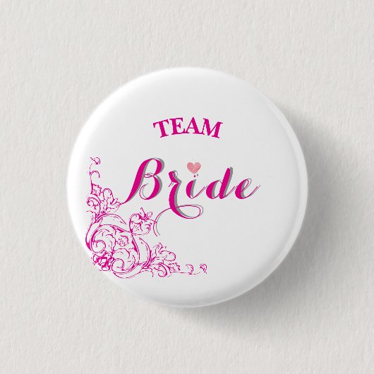 Team Bride Ladkiwale-Abzeichen Button (Vorderseite)