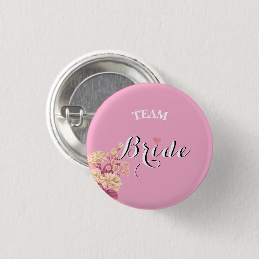 Team Bride ladkiwale badge  Button (Vorne & Hinten)