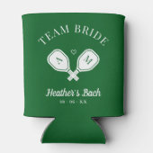 Team Bride Last Swing Pickleball Bachelorette Dosenkühler (Rückseite)