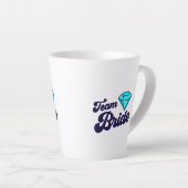 Team Bride Latte Tasse (Rechte Ecke)