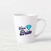 Team Bride Latte Tasse (Rechts)