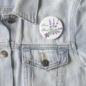 Team Bride. Lavendel Button (Beispiel)