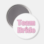 Team Bride Magnet (Vorderseite/Rückseite)