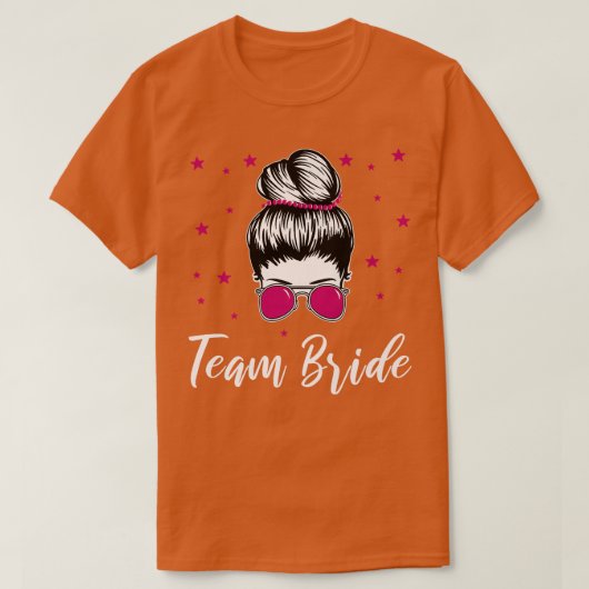 Team Bride Marry Cool Bride Hen Night T-Shirt (Design vorne)