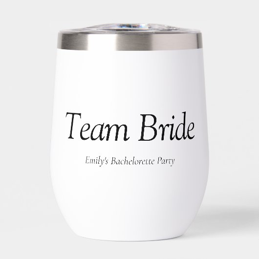 Team Bride Modern Bachelorette (Vorderseite)