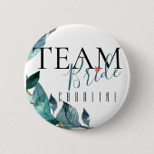 Team Bride | Name Bridesmaid | Hochzeitsknopf Button (Vorderseite)