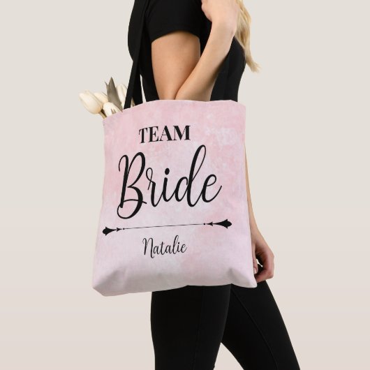 Team Bride Personalisiert Tote Bag Tasche (Von Nahem)
