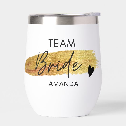 Team Bride Personalisierter Junggeselinnen-Abschie (Links)