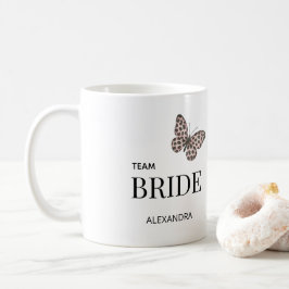 Team Bride Personalized Wedding Design Kaffeetasse