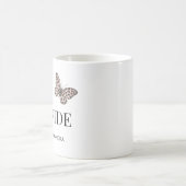Team Bride Personalized Wedding Design Kaffeetasse (Mittel)