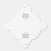 Team Bride Pink Shadow Geschenkschachtel (Ungefaltet)