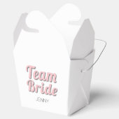 Team Bride Pink Shadow Geschenkschachtel (Geöffnet)