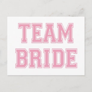 Team Bride Postkarte
